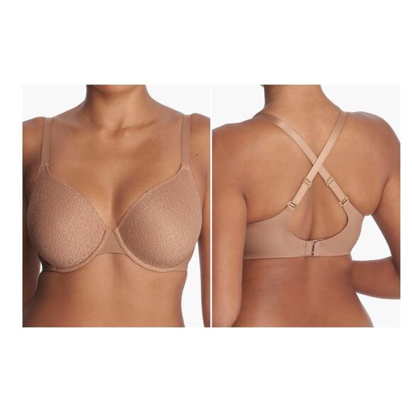 Natori Other - Natori Full Coverage Underwire Bra 34G Beige Textured Molded Cup | MSRP $72